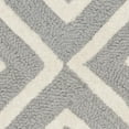 thumbnail image 5 of SAFAVIEH Cambridge Lilly Geometric Wool Area Rug, Silver/Ivory, 9' x 12', 5 of 6