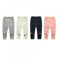 thumbnail image 3 of Little Girls‘ Leggings  Soft Stretch Tights Pants Flower Embroidered Leggings Pants, 3 of 6