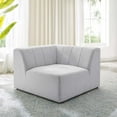 thumbnail image 2 of Sofa Corner Chair, Fabric, Ivory White, Modern Contemporary Urban Design, Living Lounge Room Hotel Lobby Hospitality, 2 of 7