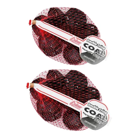 Palmer Holiday Chocolate Coal Mesh Bag 2 Pack, 2.7 oz Each