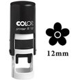 thumbnail image 3 of Printtoo FLOWER Self Inking Mini Rubber Stamp Colop Round Decorative Teachers Stamps 12mm, 3 of 3