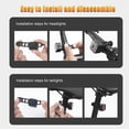 thumbnail image 4 of relayinert WIND MOON light Taillight Set Bike Modified Component Rechargeable Lighting Kit Braking Lights Cycling Accessory, 4 of 6