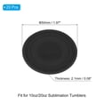 thumbnail image 2 of REGALWOVEN 20Pcs Durable Rubber Bottoms for Sublimation Tumblers and Various Bottles Black, 2 of 6