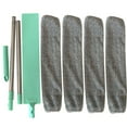 thumbnail image 2 of Bedside Dust Brush Long Handle Mop Reusable Microfibre Duster Sweeping Brush(With 2 PCS Cloth), 2 of 2
