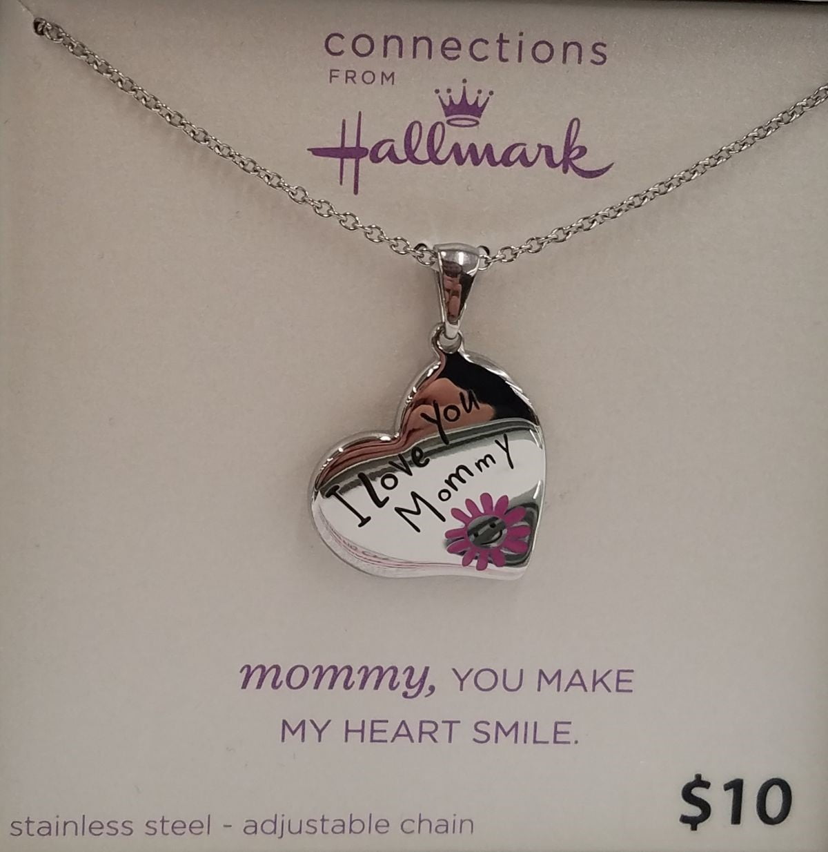 Hallmark Connections From Hallmark Steel I Love You Mommy Pendant Walmart Com Walmart Com Hallmark Connections From Hallmark Steel I Love You Mommy Pendant Walmart Com Walmart Com