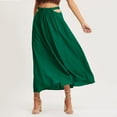 thumbnail image 6 of WEAIXIMIUNG Summer Women's Solid Color Chiffon Skirt Women's High Waist Long Skirt Skirts for Women Maxi Length Trendy 2025, 6 of 7