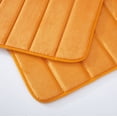 thumbnail image 6 of 2 Piece Striped Design Solid Memory Foam Bathroom Set Non-Slip, 6 of 7