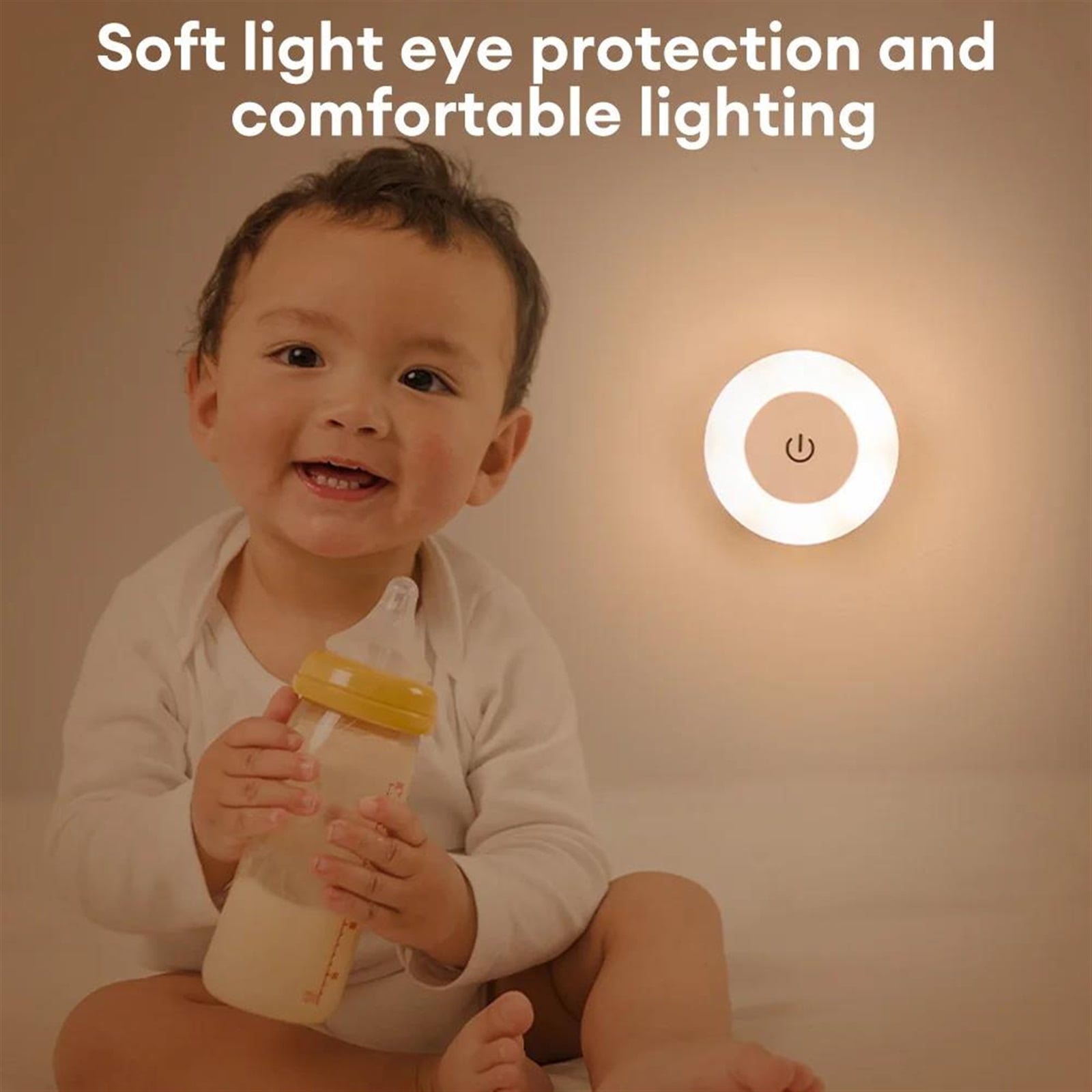 Touch Sensor Night Light Magnetic Rechargeable Dimmable Eye Protection Wall Lamp Baby Sleep BedsideCloset Light