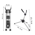 thumbnail image 4 of LADE LADE LD-128 Portable Foldable Soprano Saxophone Stand with Carrying Bag, Durable Metal Tripod Design for Studio Storage or Exhibition Display, 4 of 6
