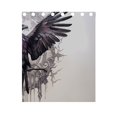 thumbnail image 5 of Bird Mirror Curtains Black Out 63 Inch Length Curtains for Sliding Glass Doors Bedroom Living Room 2 Panels Set, 5 of 5