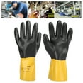 thumbnail image 4 of Gants Chimiques Enduits de PVC, Gants Réutilisables Robustes Résistants à l'Acide et aux Alcalis en Coton pour Machinerie pour Construction m,L,TG, 4 of 8