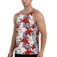 thumbnail image 2 of Haiem Lilies Flowers Men Workout Tank Top Gym Bodybuilding Sleeveless Muscle T Shirts Athletic Tank Breathable Workout Shirt-Large, 2 of 9