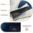 thumbnail image 6 of Round Rugs 5Ft, Navy Blue Round Area Rug Washable Indoor Throw Carpet, Contemporary Modern Geometric Abstract Soft Non Slip Circle Rug for Cabinet Bathroom Home Decor Aesthetic, 6 of 8