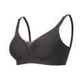 thumbnail image 4 of PEASKJP Strapless Bra Underwire Unlined T-Back Plus Size Lacy Padded Full Coverage Racerback T-Shirt Bras, Black 34, 4 of 4