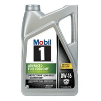Mobil 1 Advanced Fuel Economy Full Synthetic Motor Oil 0W-16, 5 Quart