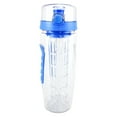 thumbnail image 2 of Plastic Sports Water Bottle,Leakproof Fruit Infuser Cup with Strainer Spout for Gym, Cycling, Outdoor Fitness & Juice Drinks ,Hydration Bottle, Outdoor Drinkware,Blue,1PC, 2 of 9