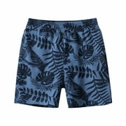 Baby Girsl Boys Summer Clothes Summer Children's Bermuda Shorts Capris Boys' Leaf Printed Home Sleeping Pants 1-9 Years