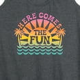 thumbnail image 3 of Instant Message - Here Comes The Fun  - Women's Racerback Tank Top, 3 of 6