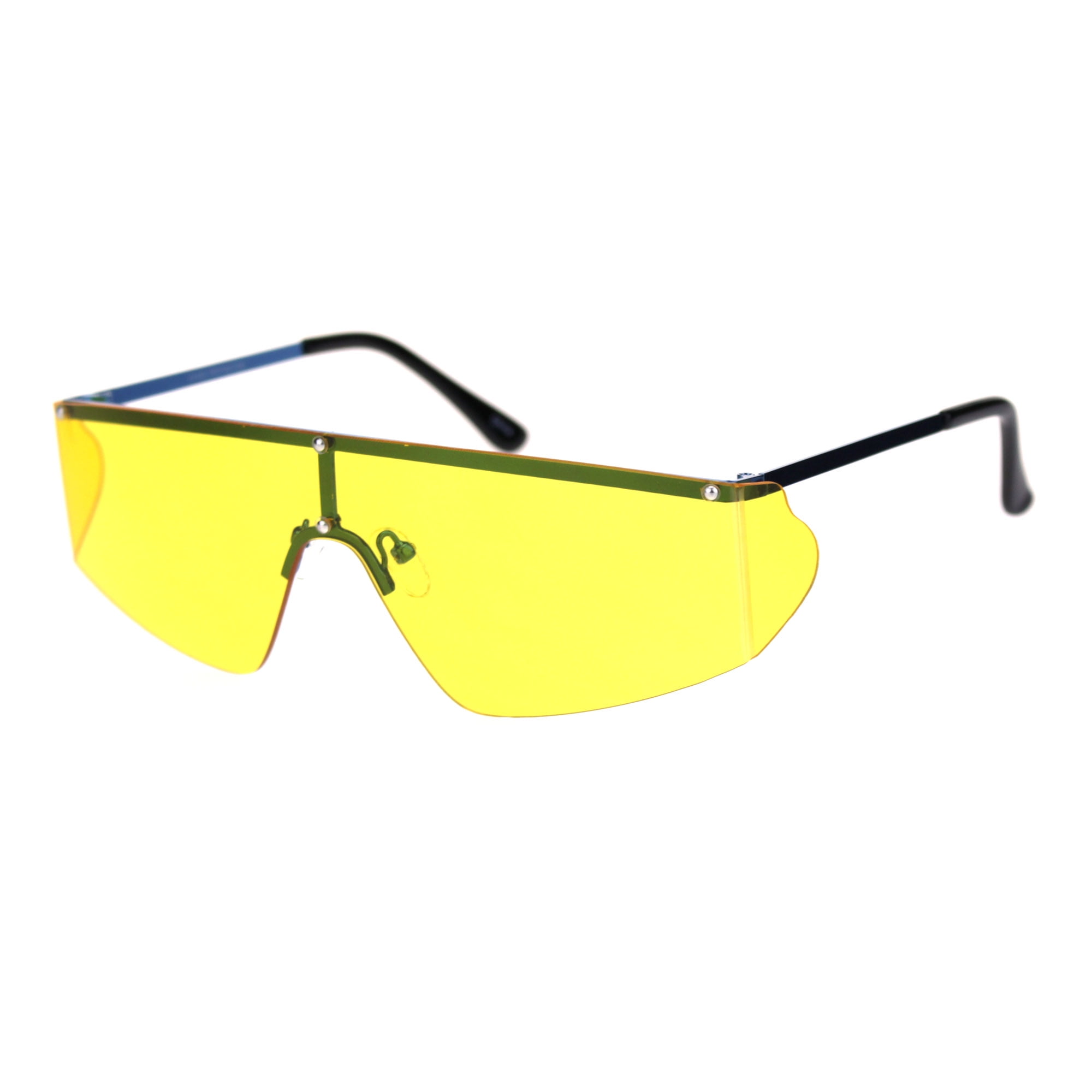 flat top rimless sunglasses