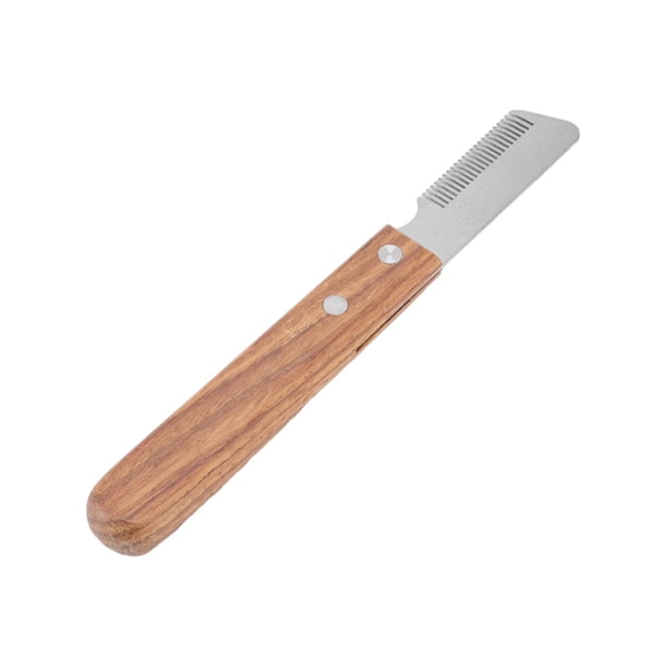 Peine Pelacables Para Mascotas, Masaje Peine Profesional Para Pelar Perros Dientes De Acero Inoxidable Fácil Limpieza Sin Dolor Irritación Libre Para El Hogar Para Gatos ANGGREK Dog Hair Stripping Comb