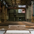 thumbnail image 3 of wall26 - Dark Industrial Interior of an Old Building - Removable Wall Mural | Self-Adhesive Large Wallpaper - 66x96 inches, 3 of 6