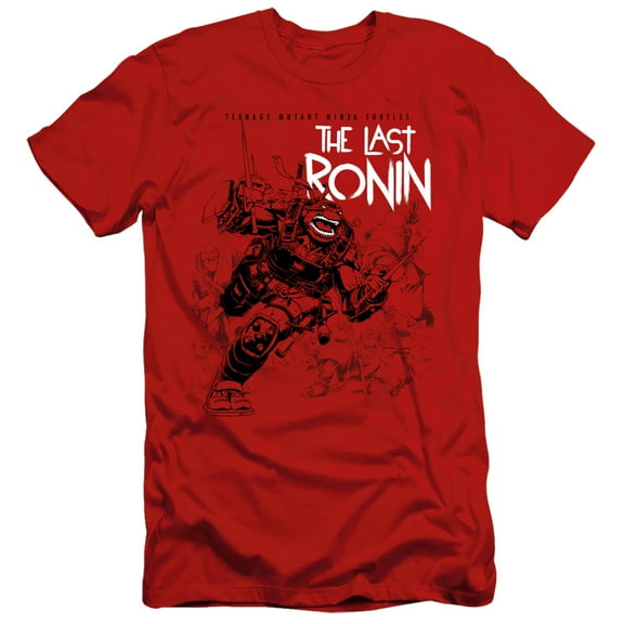 TMNT Teenage Mutant Ninja Turtles, Charging Ronin Adult Short-Sleeve T Shirt