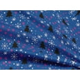 thumbnail image 4 of oneOone Rayon Blue Fabric Merry Christmas Diy Clothing Quilting Fabric Print Fabric By Yard 56 Inch Wide, 4 of 6