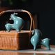 thumbnail image 3 of Adornos de cerámica con forma de caballo, pequeños adornos de la suerte para la entrada de la sala de estar, vitrina para vinos, decoraciones de escritorio, adornos de caballo del zodíaco, 3 of 5