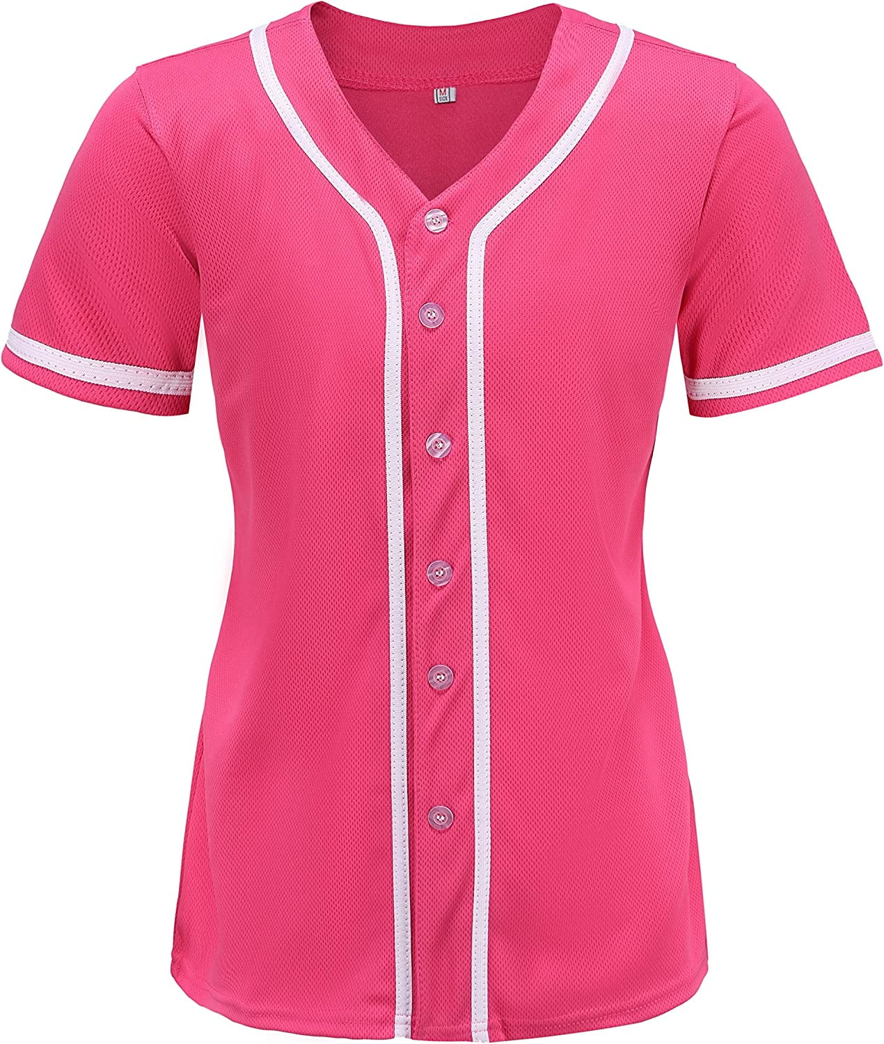  KUAIPAO Blank Baseball Jersey,Short Sleeve Plain Jersey  Shirt,Sports Uniform for Men Women(White, Black, Red,Blue,S-3XL) :  Clothing, Shoes