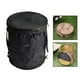 thumbnail image 1 of Cesto de ropa sucia shamjiam Plegable 13 Galones con Tapa con Cremallera Negro, 1 of 7