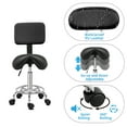 thumbnail image 6 of Ktaxon Saddle Stool Rolling Chair for Medical Massage Kitchen Spa Drafting, Adjustable Hydraulic Salon Stool, 6 of 14
