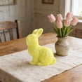 thumbnail image 6 of dajkiuy Easter Bunny Ceramic Ornament, Rabbit Figurine, Cute Home Decor, Spring Tabletop Mantel Decor, 6 of 7