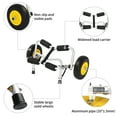 thumbnail image 3 of Ktaxon Kayak Canoe Jon Boat Carrier Dolly Trailer Tote Trolley Transport Cart on Wheel, 3 of 7