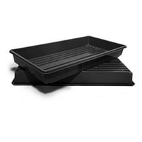 1020 Grow Tray - Heavy Duty USA Made Seed Starting Tray, Microgreens, Wheatgrass - No Drain Holes - BPA Free, 21x10.5x2.5in