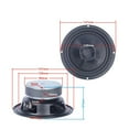 thumbnail image 2 of Multiple Size Automotive Subwoofer Speakers With Fiberglass Cones Technology And Rubber Surround For Enhanceds Sound, 2 of 8