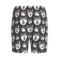 thumbnail image 4 of Picia Husky Pajama Shorts for Men, Men's Pajama Bottoms, Sleepwear,Short Pajama Pants-4X-Large, 4 of 9