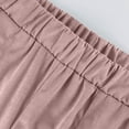 thumbnail image 5 of Women's Vintage Corduroy High Waist Pants - Elastic Waist, Straight Wide Leg, Pockets, Fall/Winter Work Trousers, 5 of 5
