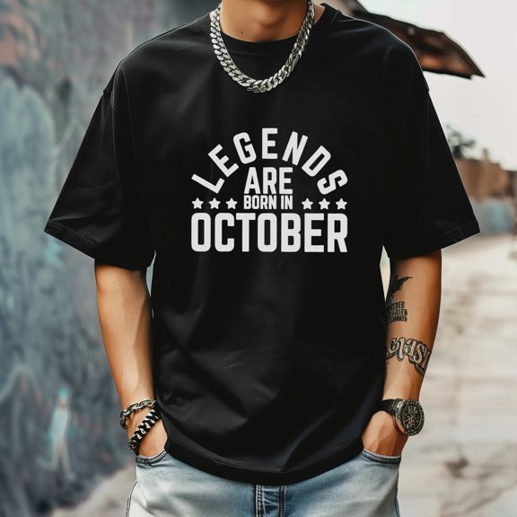 Men's T Shirt Round Neck Patterned Tee Summer New Sports Shirt Vintage Style Gift for Friends XS