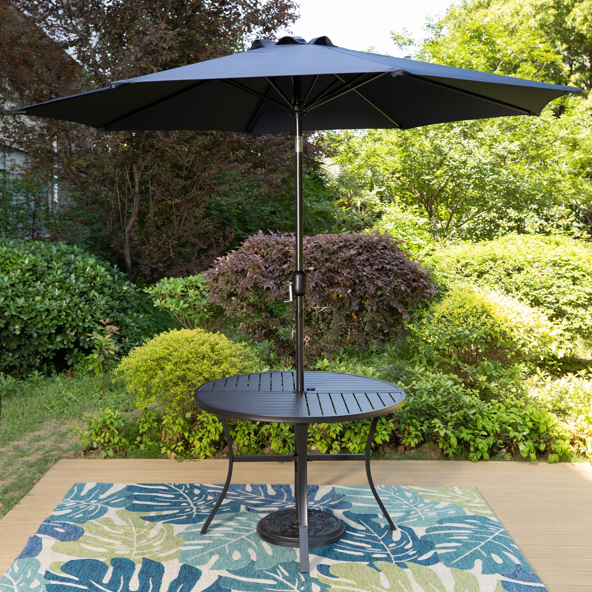 hanging rectangle patio umbrella EROMMY 10 × 13 Cantilever Umbrella, Base Excluded – Navy sonix x sanrio turn your outdoor dining Black Kelty Hiking Backpacks Size:VTS710MMF (7'10