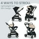 thumbnail image 2 of Britax Willow Brook S+ Baby Travel System, Infant Car Seat and Stroller Combo with Alpine Base, ClickTight Technology, SafeWash Insert and Cover, Sand Onyx, 2 of 5