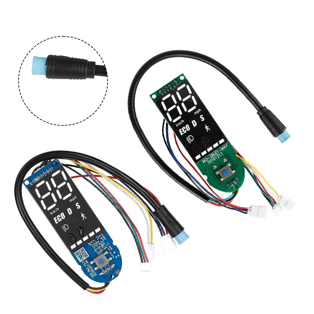 Écran D'affichage Sans Fil Pour Trottinette Ninebot F30/F40, Visible Même En Faible Luminosité, Bleu/vert