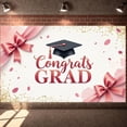 thumbnail image 3 of Vibrant Tropical Graduation Banner Flamingo Pattern Display Floral Decor Hawaiian Backdrop for Luau Graduation Party Summer Graduation Indoor Photo Shoot, 3 of 3