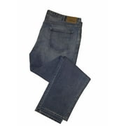 BRIONI Italy Men's Crans Blue Distressed Classic Straight Leg Denim Jeans Pant