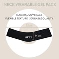 thumbnail image 3 of WWS-Neck Gel Ice Pack - Reusable Gel Compression Pack for Cold/Heat Therapy – Relieves Neck Pain, Torticollis, and Shoulder Pain - Easily Adjustable (Black), 3 of 4