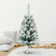 thumbnail image 5 of Bzdzmqm under $5 Artificial Christmas Tree, Artificial Christmas Tree, Hinged PVC Christmas Tree, Flocked Snow Effect Tree, Holiday Home Decor, Xmas Party Decoration, 5 of 5