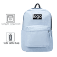 thumbnail image 3 of Mochila portátil multifuncional de color sólido, bolso de estudiante, mochila para computadora, 3 of 5