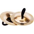 thumbnail image 1 of 2pcs Finger Cymbals Belly Dancing Gold Musical Instrument, 1 of 5