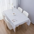 thumbnail image 6 of Dream Lifestyle Waterproof Plaid Tablecloth Rectangle Table Cover Wedding Birthday Party Decor, 6 of 8