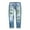 Light Blue, variant on JHLZHS Womens Wide Leg Pants Petite Women'S Fashion Football Print Jeans Print Ripped Casual Denim Pants for Women Plus Size Maternity Pants Black Dress Pants Women High Waisted Petite