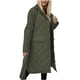 thumbnail image 5 of Chaquetas y abrigos casuales de manga larga sin capucha para mujer, chaqueta informal holgada de algodón de longitud media con mangas largas y cuello alto, abrigo cálido con solapa., 5 of 5
